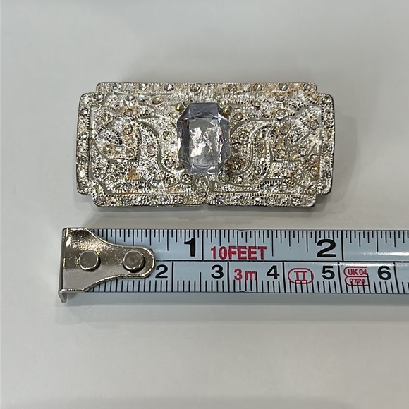 Vintage Silver and Stone Brooch - Picture 5 of 6